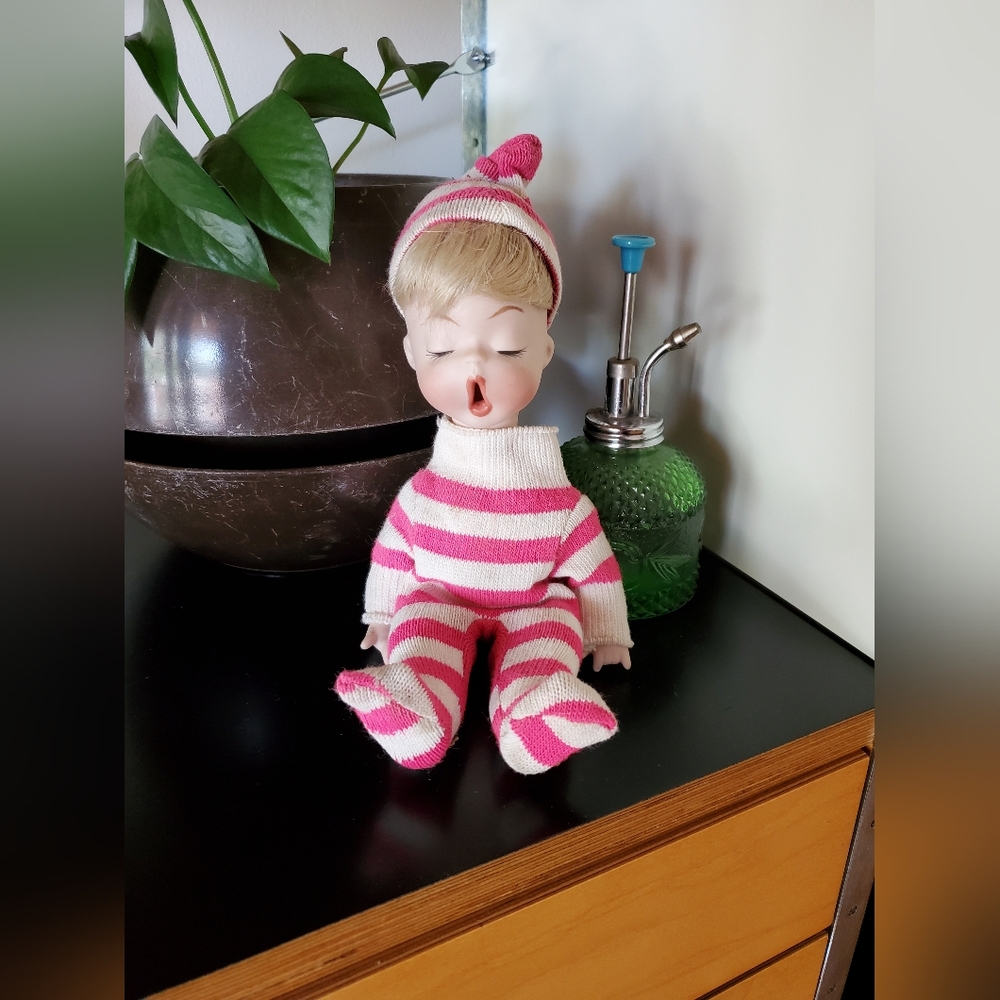 LaRose Caroler Closed Eyes Boy Doll